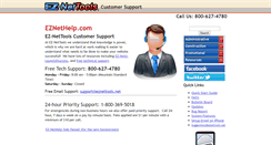 Desktop Screenshot of eznethelp.com